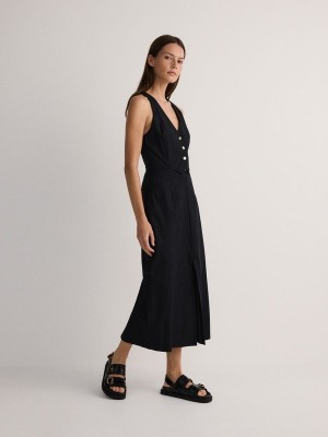 Black Womens Reserved Dress M Online Sale | reservedclothingusa.com