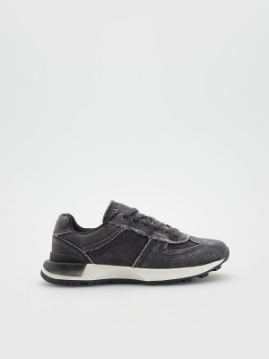 Dark Grey Men's Reserved Combined Shoes | 82935ZAOB