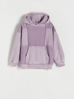 Lavender Girls' Reserved Jogging Top Sweatshirts | 49083QFUS