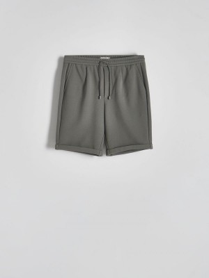 Light Olive Men's Reserved Regular Shorts | 19658SRKU