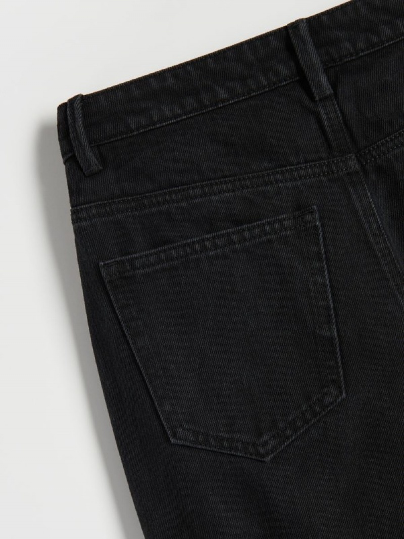 Black Women's Reserved Cargo Jeans | 12034IUZX