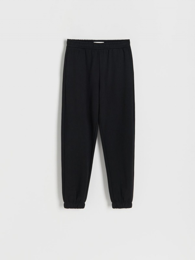 Black Women's Reserved Cargo Trousers | 31407HABF