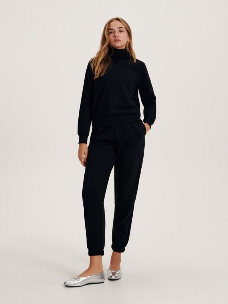 Black Women\'s Reserved Cargo Trousers | 31407HABF