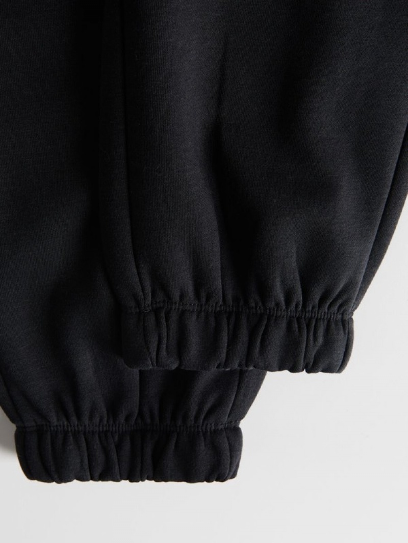 Black Women's Reserved Cargo Trousers | 62357KOTD