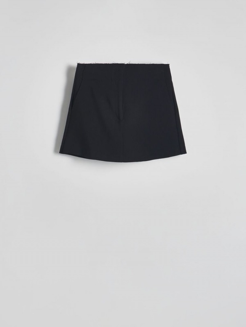 Black Women's Reserved Cotton Shorts | 54628SJXG