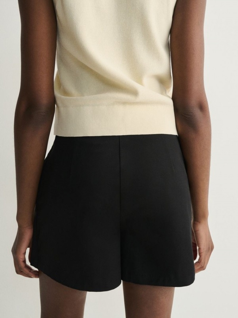 Black Women's Reserved Skort With Shorts | 28374IHRO