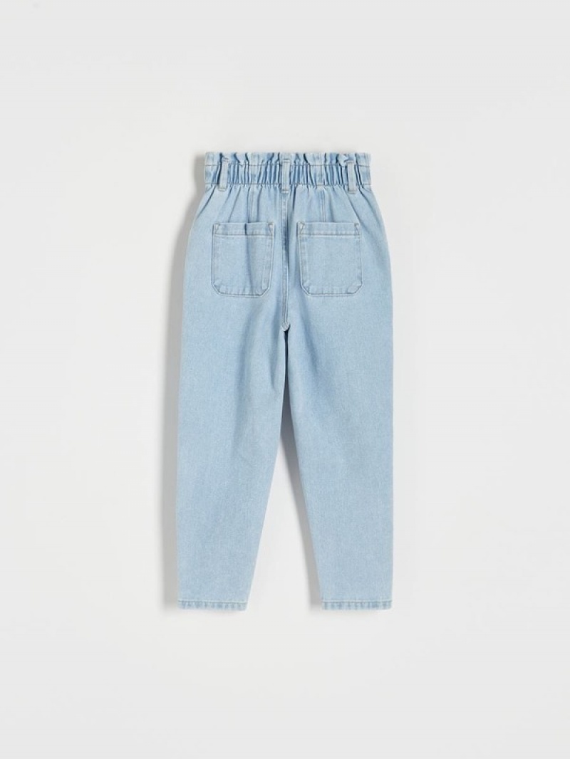 Blue Girls' Reserved Classic Denimgy Jeans | 05718QOGA