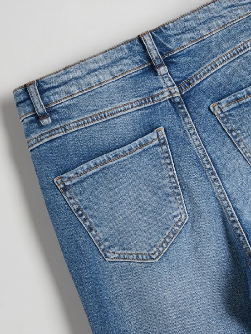 Blue Women's Reserved Kick Flare Jeans | 38906QHPA