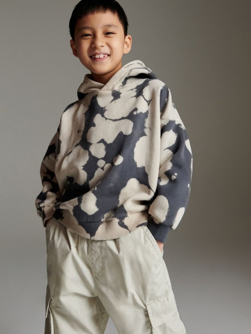 Dark Grey Boys\' Reserved Tie-dye Sweaters | 41283ZUHY