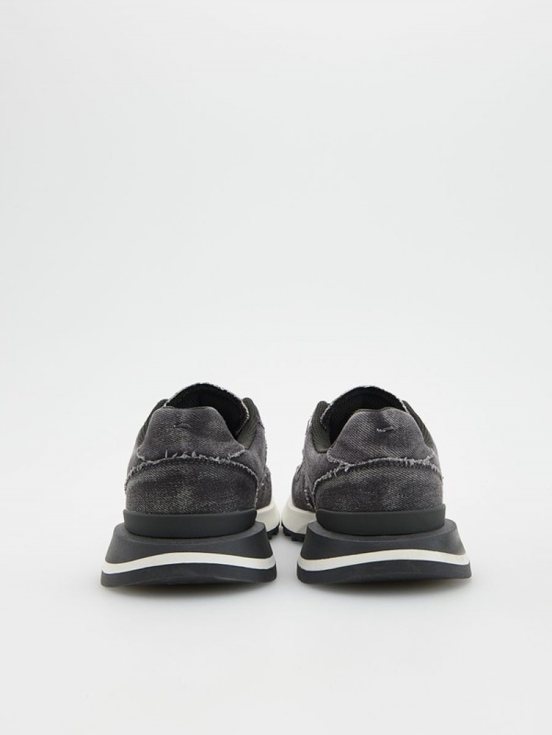 Dark Grey Men's Reserved Combined Shoes | 82935ZAOB