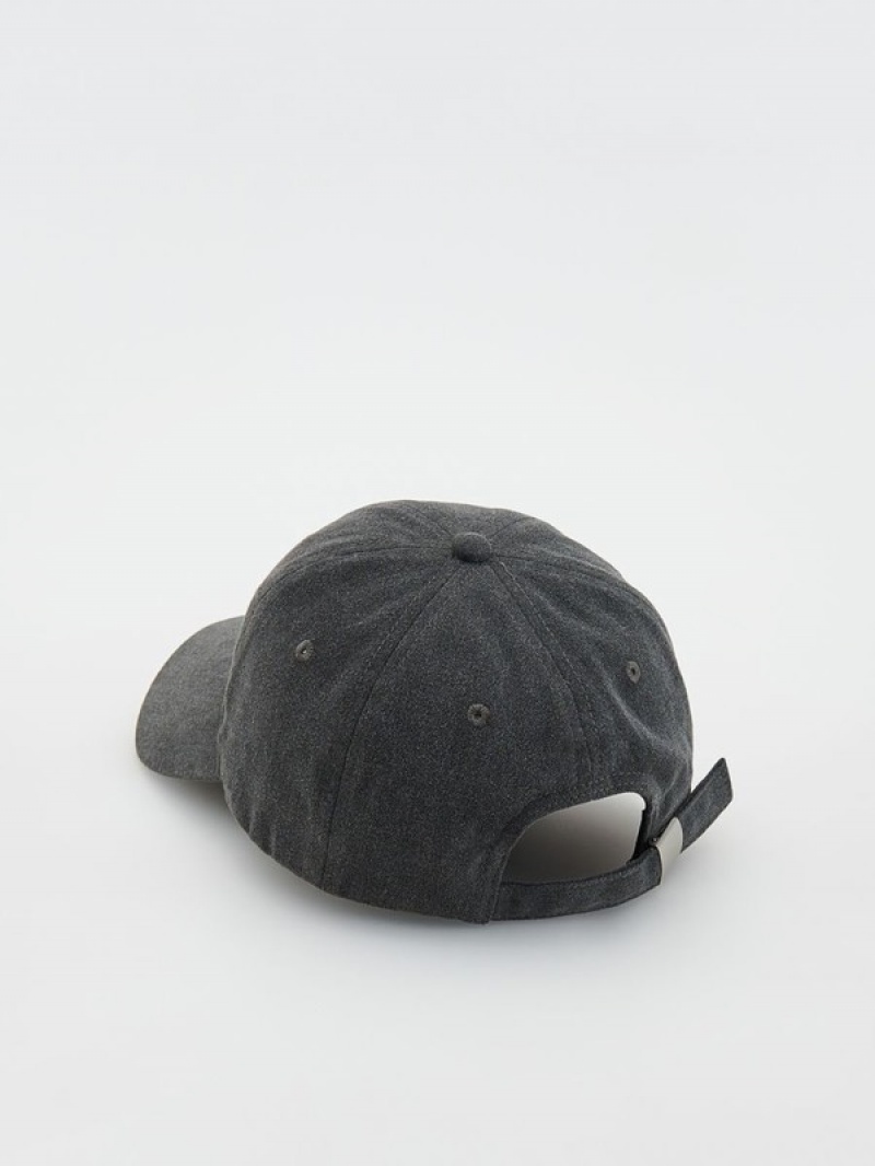 Dark Grey Women's Reserved Bucket Caps | 35049HDQS