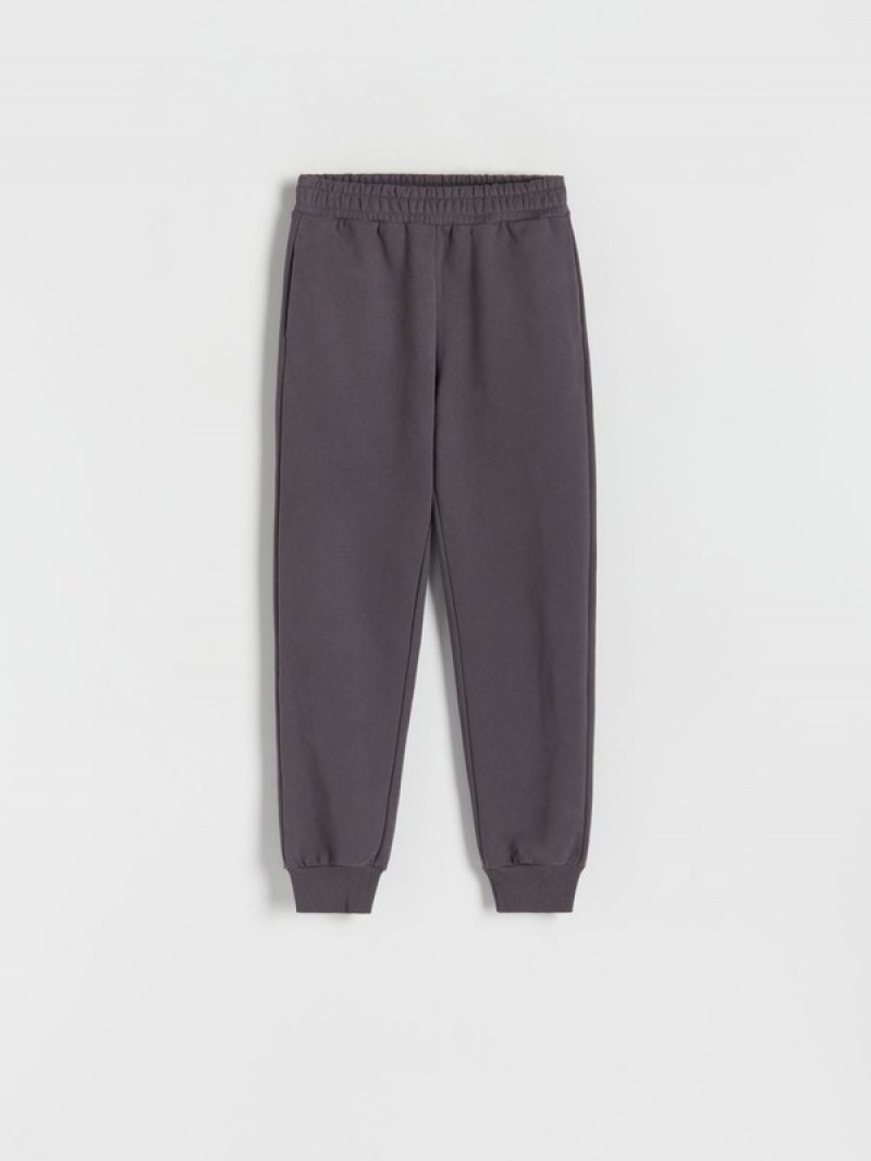 Dark Grey Women's Reserved Cargo Trousers | 95137ONXK