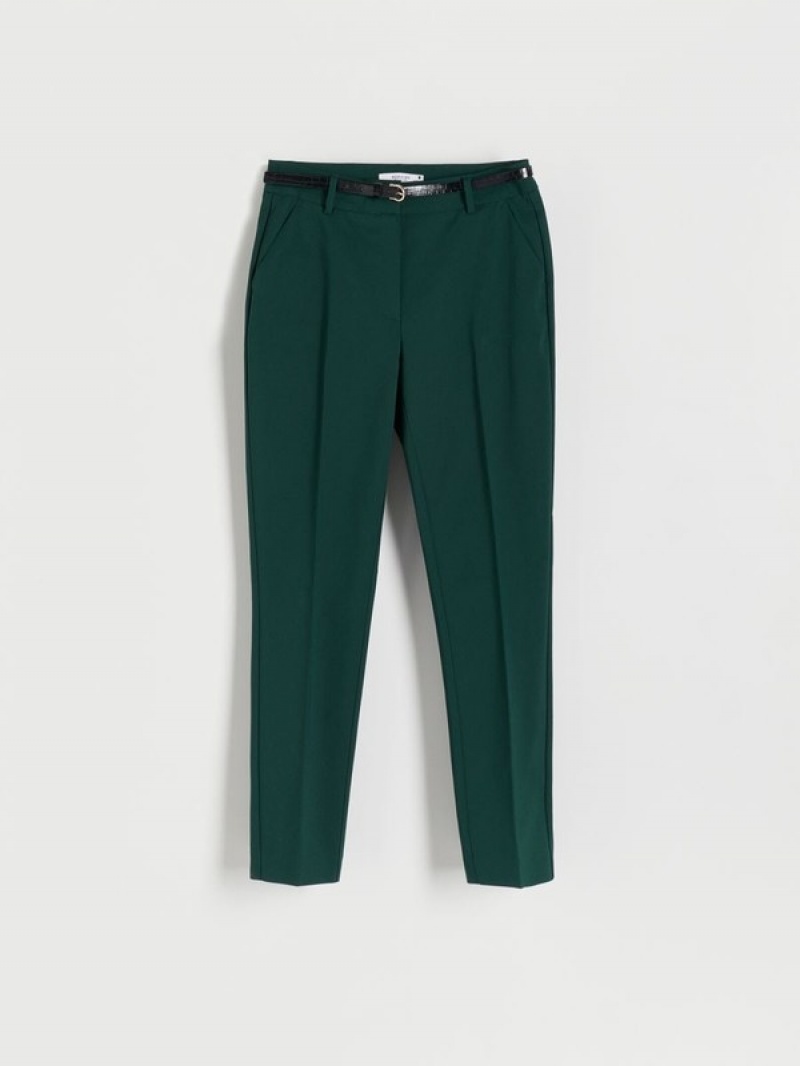 Dark Turquoise Women's Reserved Cigarette With Trousers | 20986KHCV