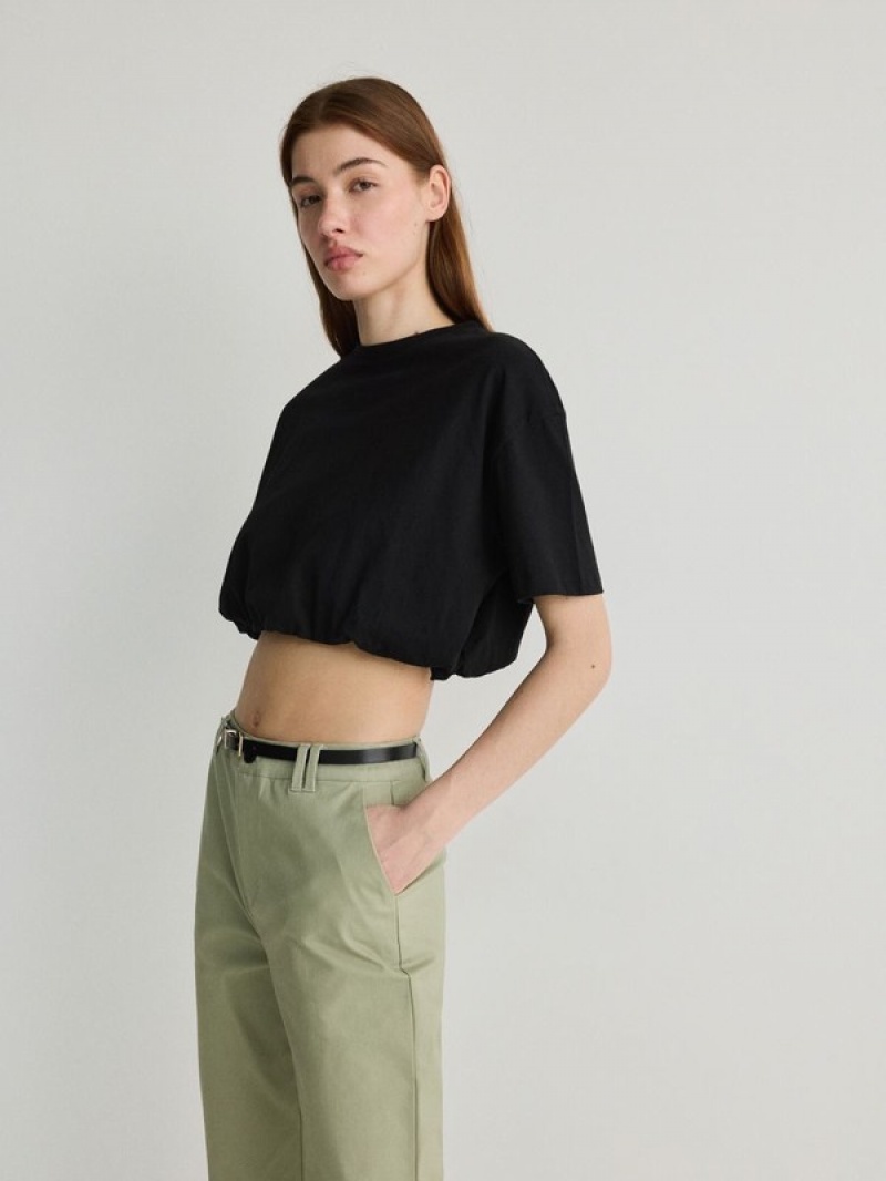 Green Women's Reserved Chino With Trousers | 69207VPSU