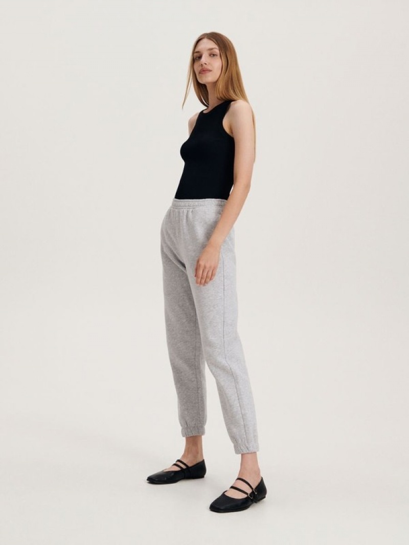 Light Grey Women's Reserved Cargo Trousers | 57824SRWH