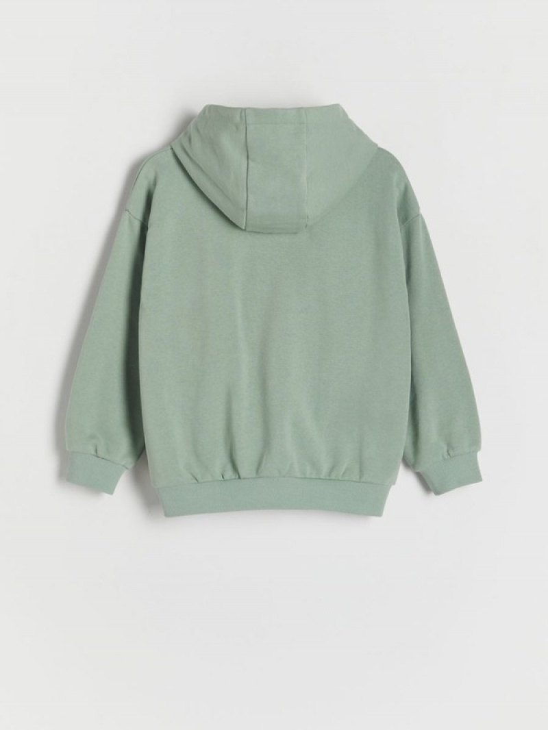 Light Olive Boys' Reserved Oversized Sweaters | 04392KJOI