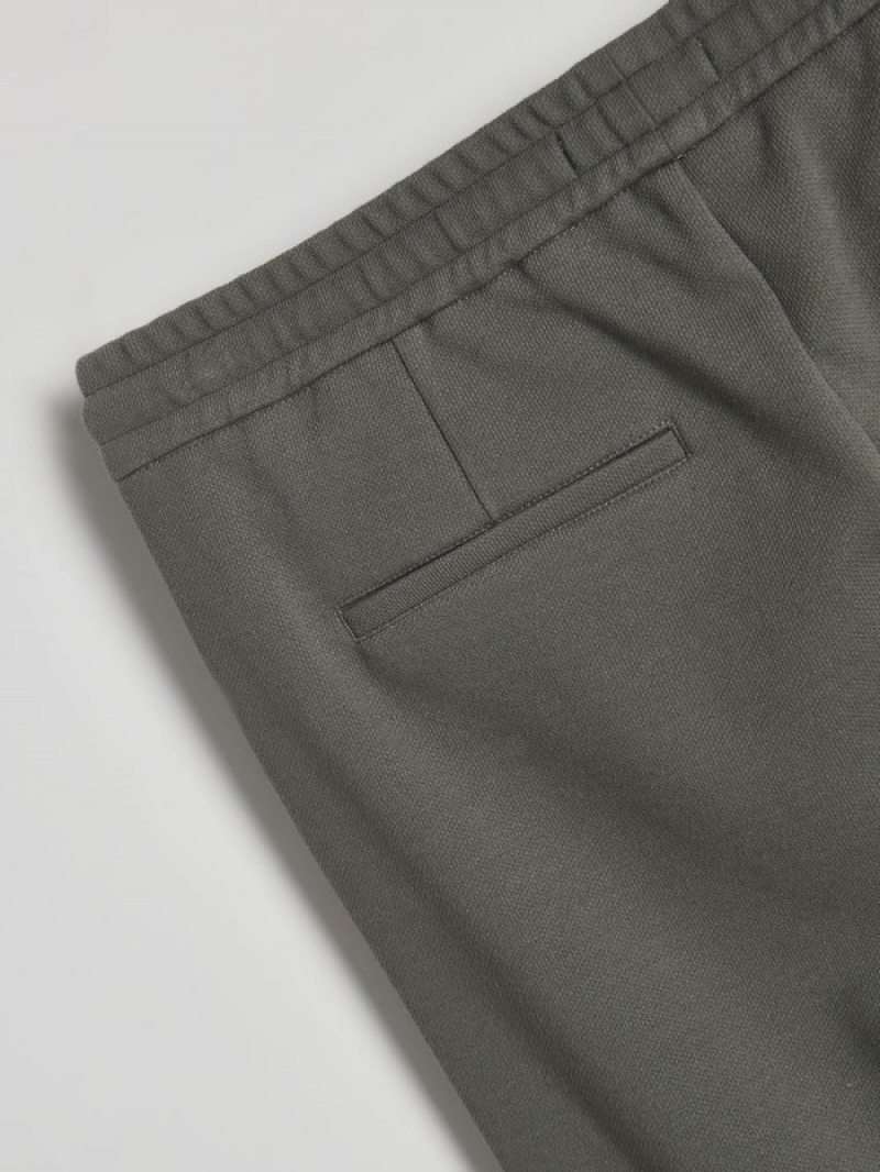 Light Olive Men's Reserved Regular Shorts | 19658SRKU