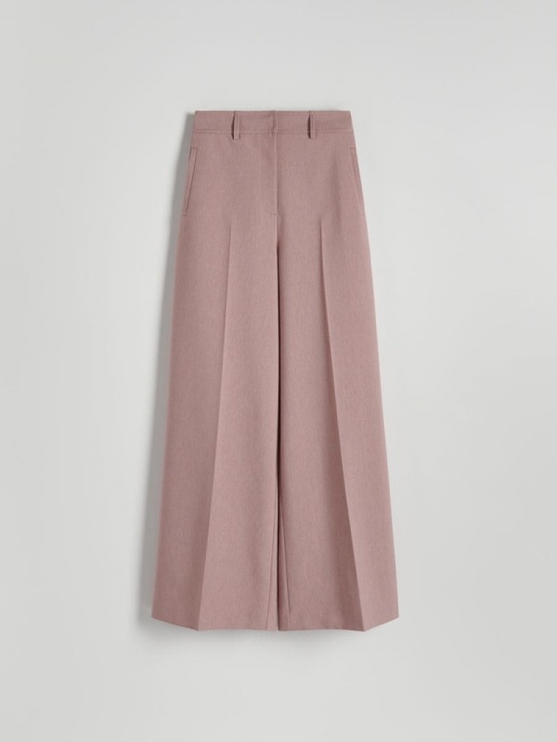 Rose Women's Reserved Wide Leg Trousers | 96174JHAC