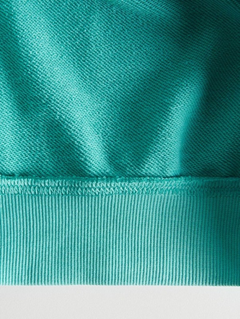 Turquoise Boys' Reserved Oversized Sweaters | 73458OXVU