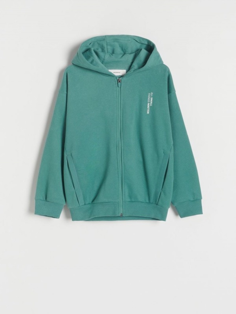 Turquoise / Green Boys' Reserved Classic Sweaters | 40936QKCG